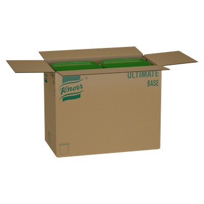 Knorr® Professional Ultimate Low Sodium Chicken Bouillon Base 4 x 5 lb - Excess salt in bases masks the true flavor of soups - not in Knorr® Professional Ultimate Low Sodium Chicken Bouillon Base!